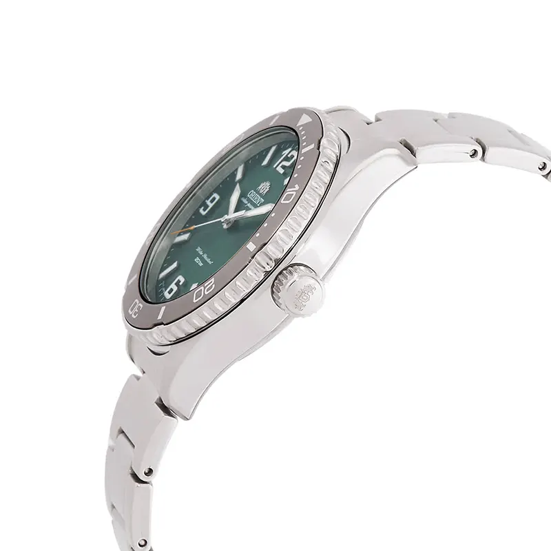 Orient Sports Solar Diver Green Dial Men's Watch- RA-WJ0001E